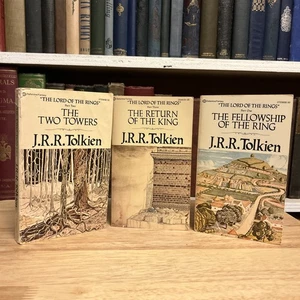 VTG 70's Return of the King J.R.R. Tolkien Paperback Lord of the Ring 1 2 3 - Imagen 1 de 9