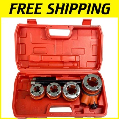 Professional Ratcheting Pipe Threader Kit - 6 Pieces for Ultimate Efficiency - Image 1 of 4