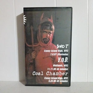Rare VHS Snot V.O.D. VOD Coal Chamber Concert Live 96 97 Rock Nu Metal  - Bild 1 von 3