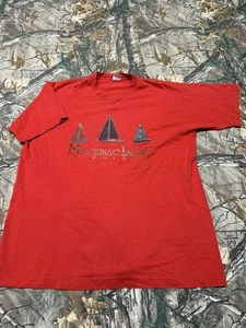 Vintage 90’s Michigan Mackinaw Island T Shirt Red Xl Single Stitch Graphic  - Picture 1 of 5