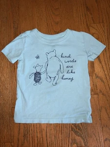 Life Is Good 2T Toddler Shirt “Kind Words Are Like Honey” Winnie The Pooh Piglet - Picture 1 of 2