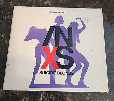 INXS Suicide Blonde RARE 6 TRACKS Maxi Single CD Earth 1990 Atlantic - Image 1 of 4