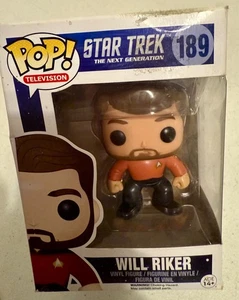 Funko Pop! Vinile Star Trek The Next Generation Will Riker #189 nuovo con scatola - Foto 1 di 6