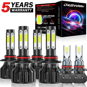 For Lincoln Navigator 2003 2004 2005 2006 LED Headlight + Fog Light Bulbs Combo - Picture 1 of 15