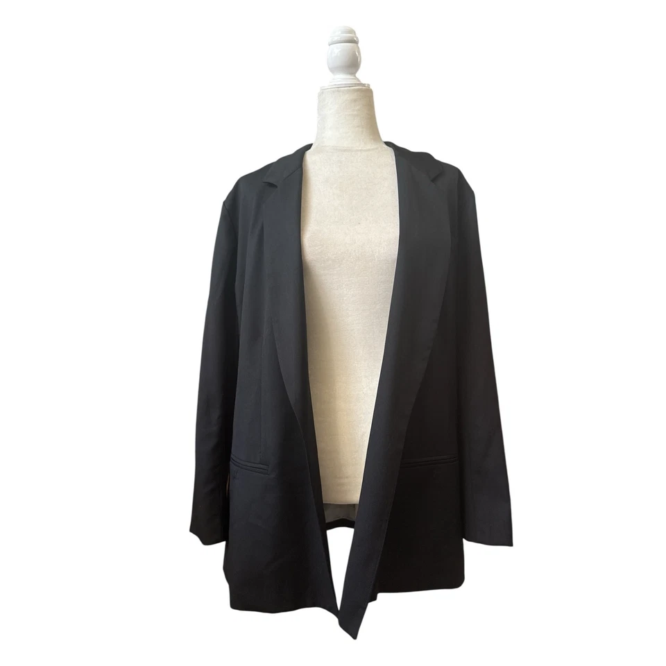 Blazer italiano negro Ashley Williams Vitale Barberis Canonico para mujer 12 Foto 1 de 4