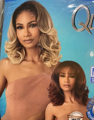 Outre Quick Weave NEESHA H307 14" Color DR Ginger Brown Synthetic Wig Hair NIP - Image 1 of 4