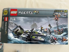 LEGO Agents Mission 4 Speedboat Rescue (8633) - Complete in Excellent Condition