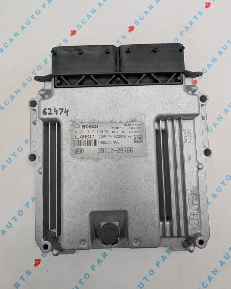 Hyundai Accent Bosch 39110-2BRG6 2015/MEDG17,9,8 ECU 0261S13699 usado Foto 1 de 4