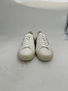 Zapatillas de cuero Veja Campo para hombre - blancas/negras - 11 - Imagen 1 de 7