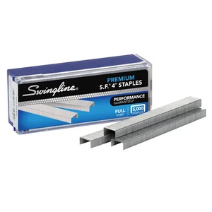 Swingline Staples, S.F. 4, Premium Staples for Desktop Staplers 5000/Box - Picture 1 of 7