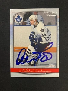 NIKOLAI ANTROPOV MAPLE LEAFS AUTOGRAPH AUTO 99-00 TOPPS PREMIER PLUS #117 *11809 - Bild 1 von 1