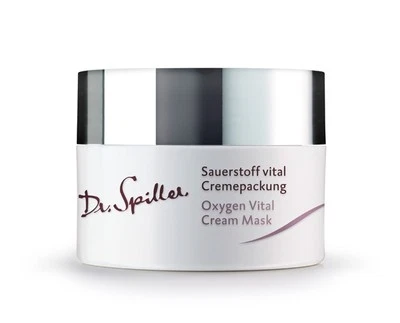 Dr Spiller Biomimetic Oxygen Vital Cream Mask 50 ml Revitalizing Detox Skin Pack - Image 1 of 2