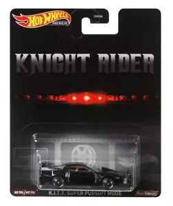 K.I.T.T. Super Pursuit Mode Knight Rider Retro KITT 1:64 Hot Wheels GJR38 DMC55 - Foto 1 di 2