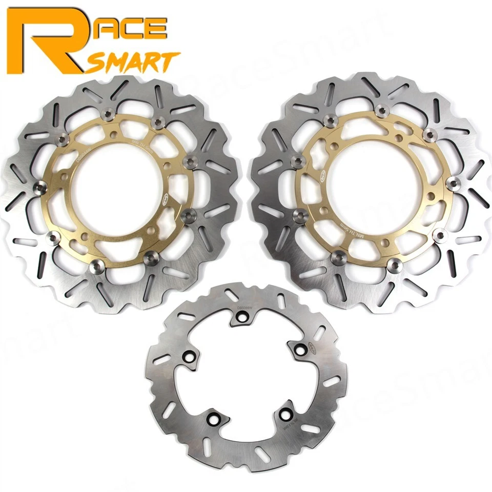 Rotores de disco de freno delanteros traseros para Suzuki GSR400 2006-2010 GSF650 Bandit 2007-2014 Foto 1 de 4
