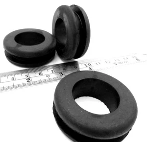 1 3/8" Hole Fit Rubber Grommet Wiring Bushing For 1/4" Thick Panel, Has 1" ID - Picture 1 of 12