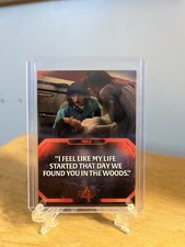 2023 Zerocool Stranger Things Season 4 - Quotes Set Insert #Q-7 Mike Wheeler 