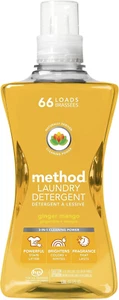 Method Liquid Laundry Detergent, Ginger Mango, 66 Loads per Bottle, Hypoallergen - Picture 1 of 12