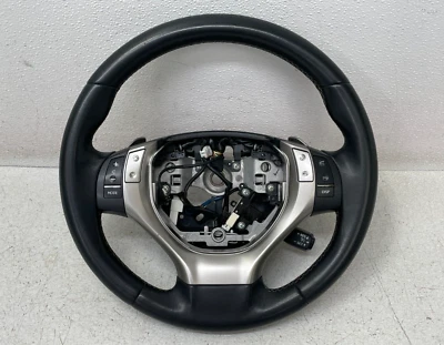 13 14 15 Lexus GS350 GS450h Base Steering Wheel Black *Worn* 1417 OEM - Image 1 of 4