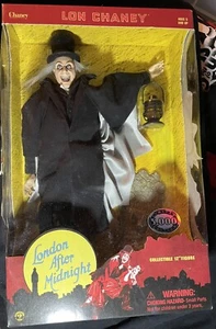 "FIGURA DE ACCIÓN VINTAGE SIDESHOW TOYS LONDRES AFTER MIDNIGHT 12"" NUEVA EN CAJA LON CHANEY" - Imagen 1 de 2