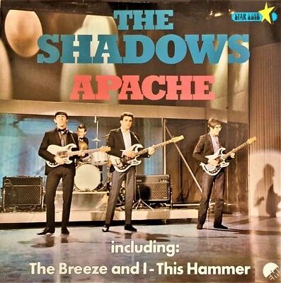 THE SHADOWS  "  APACHE - STAR GOLD SERIES "  LP  12" RECORDS - Image 1 of 4