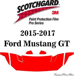 3M Scotchgard Paint Protection Film Pro Series 2015 2016 2017 Ford Mustang GT - Picture 1 of 3