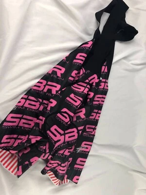 Rocket Science SBR Women's Bib Short SIZE Large Pink/Black - Image 1 of 4