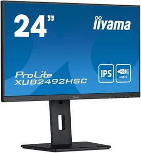 IIYAMA 24" ProLite IPS FHD 75Hz 4ms Monitor 250 cd/m2 1:1000 XUB2492HSC-B5 - Picture 1 of 5