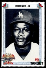 1990 TARGET DODGERS #853 MYRON WHITE LOS ANGELES DODGERS