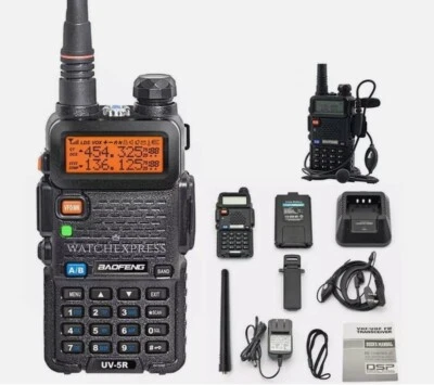 BAOFENG UV-5R Walkie Talkie Dual RICETRASMITTENTE VHF/UHF 136-174-400-520 MHZ