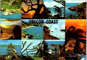Vintage Postcard Multi View of the Oregon Coast Coastline ~ Unposted  - Picture 1 of 3