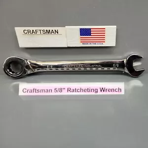 Craftsman Industrial 5/8" Ratchet Wrench Series KZ 24628 New Old Stock USA - Bild 1 von 8