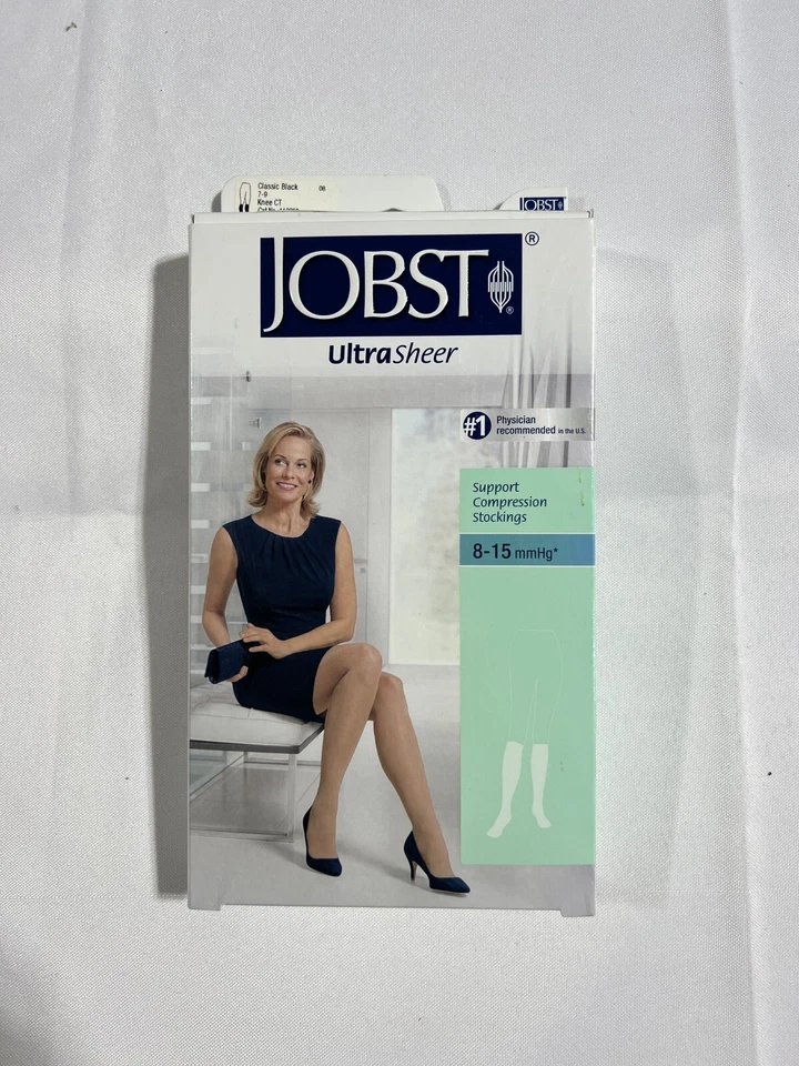 JOBST Women's Ultrasheer Knee High 8-15mmHg Closed Toe 3/pack - Image 1 of 3