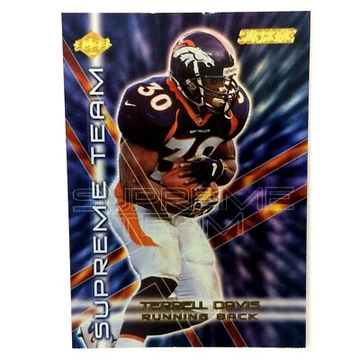 Terrell Davis 2000 Collector's Edge Supreme Supreme Team #13 NFL Denver Broncos - Image 1 of 2