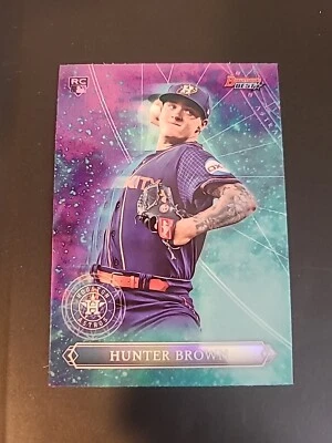 2023 Bowman’s Best Hunter Brown Astral Projections Insert RC - Houston Astros - Image 1 of 2