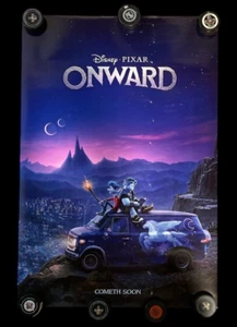 2020 DISNEY PIXAR "ONWARD" ADVANCE PROMO MOVIE POSTER 27X40" 2-SIDED JD PB12 - Picture 1 of 2