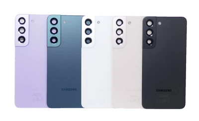 Tapa de batería original Samsung Galaxy S22 5G SM-S901B/DS lente de cámara tapa trasera