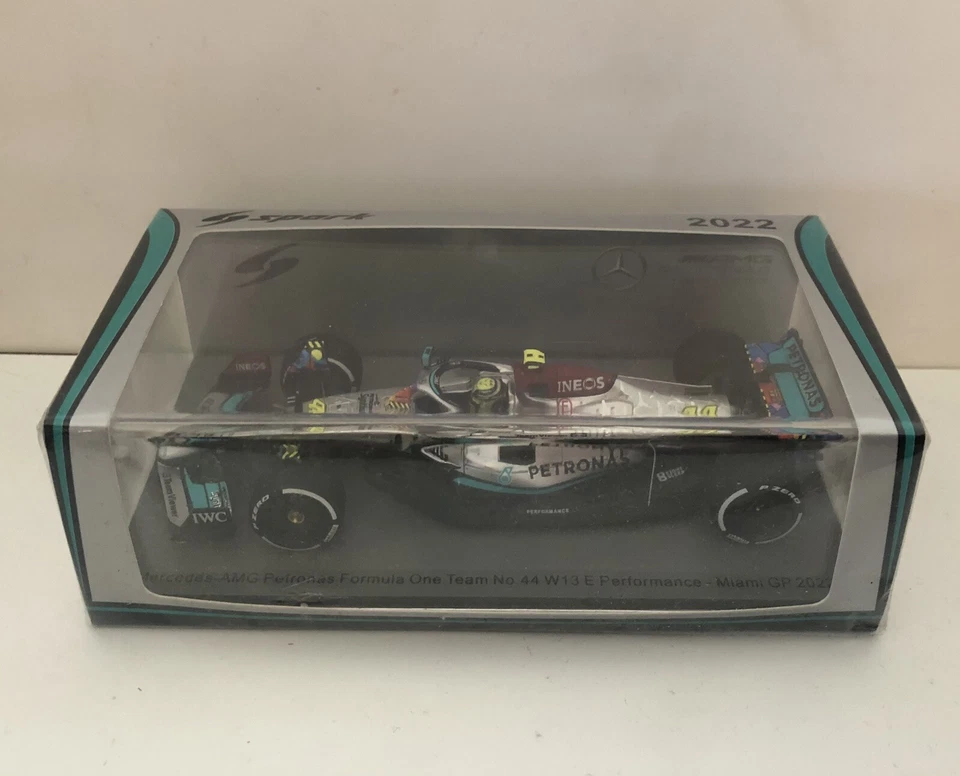 Spark model S8536 F1 Mercedes W13 Miami Gp 2022 Lewis Hamilton 1/43 - Immagine 1 di 1