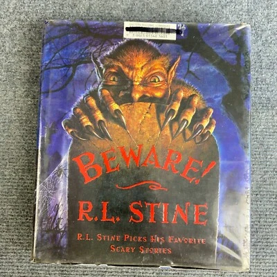 Beware!: R.L. Stine Picks His Favorite Scary Stories 2002 1st Ed HC DJ Horror - image 1 of 4