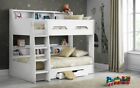 Orion Bunk Bed Pure White Childrens Kids Bed  2 Man Delivery by Appointment  