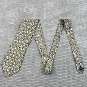 Valentino Krawatte Art Deco Herren Seidenkrawatte Made in Italy Neiman Marcus Vintage - Bild 1 von 10