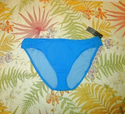 Bikini turquesa Bisou Bisou traje de baño parte inferior talla XXL natación playa ropa de resort nuevo con etiquetas Foto 1 de 4