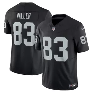 New Men's 3XL NIKE NFL On Field Las Vegas Raiders Waller Stitched Black Jersey - Picture 1 of 5