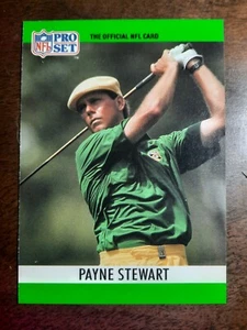 1990 PAYNE STEWART NFL Pro Set #1 Golf Special Trading Card - Picture 1 of 2