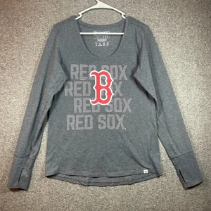 47 BRAND Forward Sweatshirt Women's Medium Gray Boston Red Sox Athletic Ladies. - Picture 1 of 12