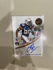 2007 Press Pass Signings Bronze Courtney Taylor Rookie Auto RC Rookie