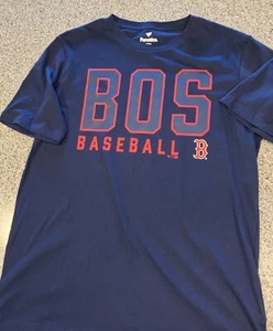 Nagelneu!! Soft Boston Red Sox T Shirt Herren Large Blau Neu Mit Etikett - Bild 1 von 4
