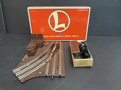 LIONEL 1122R-O27 RIGHT HAND REMOTE CONTROL SWITCH #65122 - UNUSED  IN BOX J.265 - Image 1 of 4