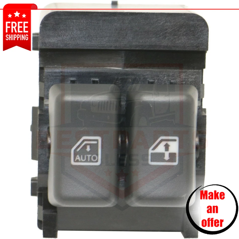 Front Window Switch left side for 2003-2009 Chevrolet C6500 Kodiak C6C042,C6V042 - Image 1 of 4