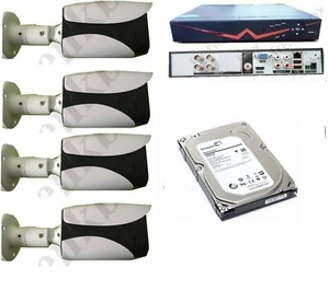Kit videosorveglianza completo DVR AHD 4 canali telecamere 4 mpx 1000gb hdd - Foto 1 di 3