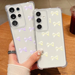 Für Samsung S25 Ultra S24 S23 A56 A36 A16 A15 A55 A05S Schleife Silikon Hülle Case Cover - Bild 1 von 18